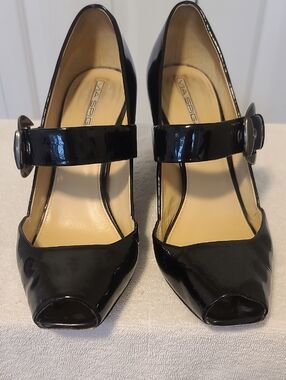 Via Spiga Open Toe Wedge